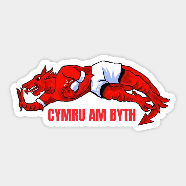 CYMRU AM BYTH WALES FOREVER Sticker by MarniD9